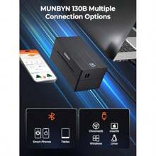 Shipping Label Printer Bluetooth Thermal 4x6 Postage For Business Etsy  Royal Mail DPD Evri Compatible Black - Black1 - View 2