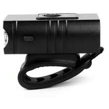 Farol De Bike 2 Led Cree T6 Recarregável Usb Com Medidor - Preto - Visão 2