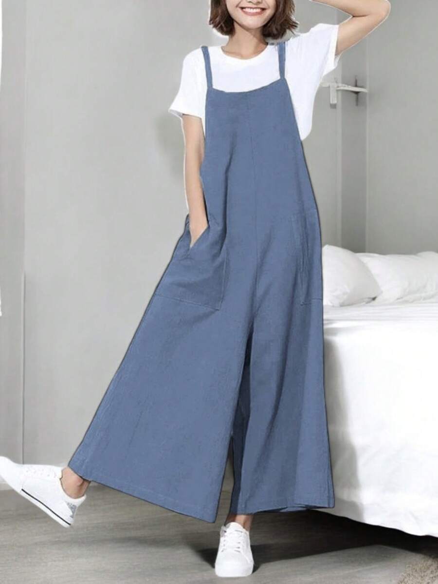 Women Jumpsuits - 藍色德敏 - 查看 1