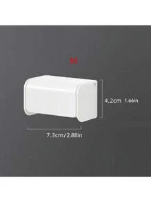 1 pièce Support mural de brosse à dents non poreux, support de brosse à dents multifonctionnel blanc, support de brosse à dents plastique autoadhésif à 6 fentes [S+M+L] Décoration de salle de bain à la maison Décoration d'automne Rentrée scolaire - Multicolore - Voir 7