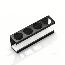 带吸水硅藻土底座的电动牙刷架 - 壁挂式，无需电源，非常适合浴室整理家居浴室装饰秋季装饰返校 - 黑色 - 查看 6