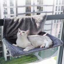 Iron Frame Cat Hammock, Home Use Sturdy And Cat Hanging Bed, Warm For Winter, Detachable And Foldable Cat Tower