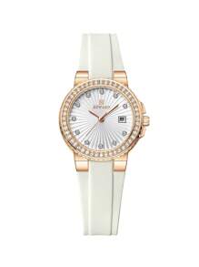 REWARD Reward Women Quartz Watch Luxury Fashion Lady Wrist Watches Silicone Bracelet Waterproof With Box Elegant And Versatile For Business And Casual Wear Retro Rectangle