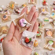 10/20/30 pièces Gâteau mini aléatoire, jouet alimentaire miniature de dessert, pâtisserie, pain, emballé individuellement, simulation réaliste