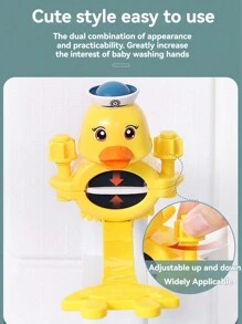 1pc Baby Sink Faucet Extender, Cartoon Pattern Faucet Extender, Water Outlet Extender, Tap Expander, Bathroom Faucet Extension - Yellow - View 6