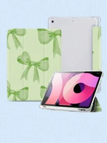 Bow Case Compatible With Samsung Galaxy Tab/IPad,IPad 9th/8th/7th Generation 10.2 Inch ,New IPad 10th Generation Cover,With Auto Wake/Sleep,Four Corners Anti-Fall