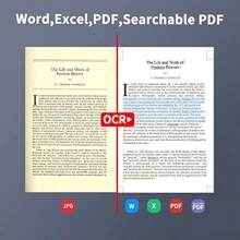 CZUR Lens 1200 Pro Portable A4 Document Scanner 12 MP Camera OCR Recognition MacOS Windows Compatible Online Education Video Conferencing - 掃描器12MP - 查看 5