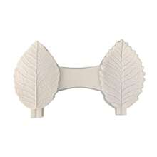 Leaf Texture Embossed Silicone DIY Cake Mold - Light Grey - View 5