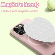3-1pc Heart Shape Double-Sided Mobile Phone Suction Cup Holder, Multi-Purpose Silicone Suction Cup Mobile Phone Holder, Cute Mobile Phone Case, Sticky Mobile Phone Grip For Mobile Devices, Mirror Glass - Red - View 11