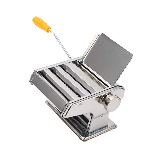 Manual Noodle Maker Stainless Steel Dough Pasta Noodles Pressing Machine for Home Use