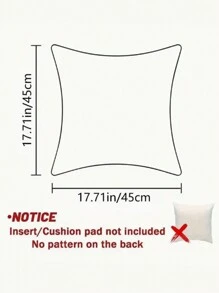 1pc Customized Multi-Text Color Throw Pillow, Personalized Single-Sided Printed Name Cushion Cover, Modern Style Home Decor, Customized Pillow Slip