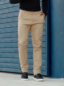 Urban Zone Jeans Men's Sport Fine Denim Trousers, Formal Style, Sport Fine Denim - 米色 - 查看 5