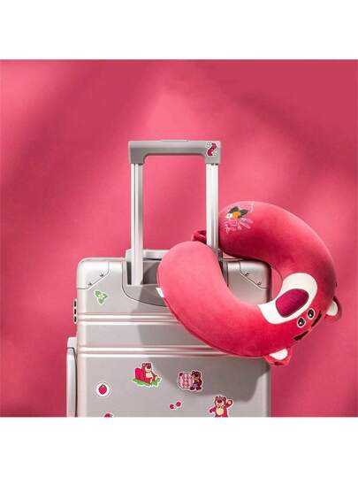 Miniso Disney Lotso Memory Foam Kussen Cartoon Strawberry Bear Anime Home Shaped Pillows Travel Neck Cushion Napping Birthday view 5