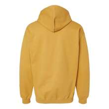 Gildan Unisex Adult Softstyle Fleece Midweight Hoodie (Mustard) - 285gsm - 芥末黃 - 查看 2