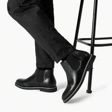 Bottes Chelsea pour hommes - Noir - Voir 6
