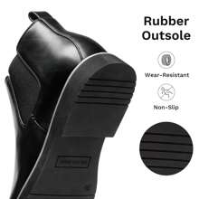 Bottes Chelsea pour hommes - Noir - Voir 4