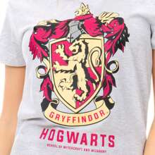 Womens Pyjamas | Hogwarts Short Pjs For Women Sets| Ladies Gryffindor Cotton Pyjama Set | Women's Harry Potter Summer Nightwear - Multicolor - View 2