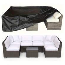 Patio Furniture Covers, Heavy Duty 460D Outdoor Furniture Cover Waterproof, General Purpose, Outside Table And Chair Covers - màu đen - Xem 1