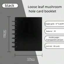 Idol Collection Album With 3-Inch Mushroom Clips, 4-Grid 20-Page Mini Photo Album DIY - Binder Photo Album - View 10