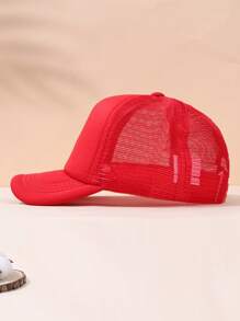 2pcs/1pc Multiple Colors Casual Game Console Stitching Mesh Baseball Cap, Sun Protection Comfortable Breathable Cap For Summer Holiday Outdoor Traveling Boys And Girls Accessories