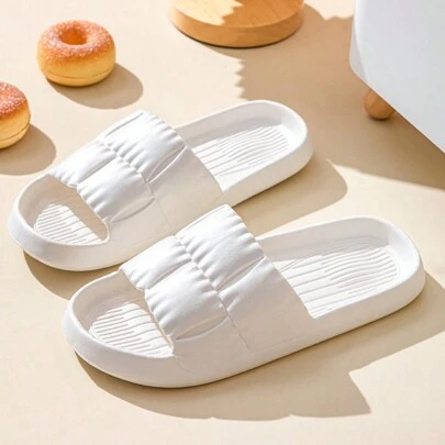 Cloud Slippers For Women And Men Home CoupleShoes Indoor Outdoor Soft Soled Pillow SlippersSuper Comfy Non-Slip Bathroom Shower SlidesUnisex
