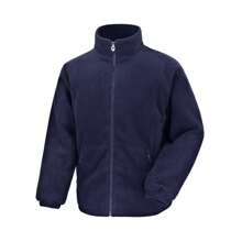 Result Core Mens Polartherm Fleece Jacket (Navy Blue) - 100% Polyester - Blue - View 1