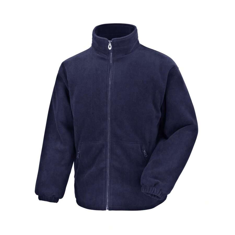 Result Core Mens Polartherm Fleece Jacket (Navy Blue) - 100% Polyester - Blue - View 1