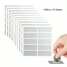 50/100/200/300pcs Scratch-Off Heat Sensitive Coating Diy Mini Cards, DIY Scratch-Off Cards For Homemade Scratch Cards, Games, Rewards,School Supplies,Back To School