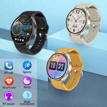 Rolls Timi 蓝牙通话智能手表 IP68 防水多种运动模式 24 小时心率血压血氧睡眠监测消息推送高清蓝牙音乐手表兼容 Iphone Android - 彩色 - 查看 13