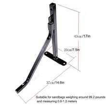 Soporte de pared estándar para saco de boxeo de alta resistencia 17in, soporta hasta 45kg