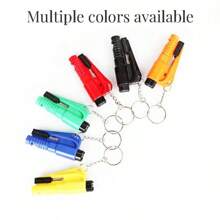 Compact 3-In-1 Car Safety Hammer, Window Breaker & Seat Belt Cutter, Emergency Rescue Tool For Vehicle Accessories