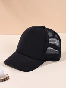2pcs/1pc Multiple Colors Casual Game Console Stitching Mesh Baseball Cap, Sun Protection Comfortable Breathable Cap For Summer Holiday Outdoor Traveling Boys And Girls Accessories