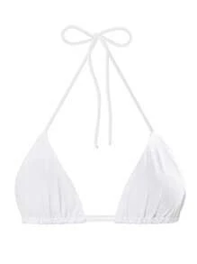 Children's Bikini Top With Curtain Model - Blanco - Ver 1