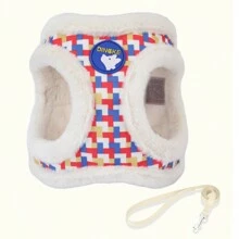 Arnés y correa para perro HP392, correa acolchada y abrigada para el pecho de mascotas para razas pequeñas de perros como el caniche y el oso de peluche