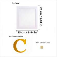 一岁生日装饰 - 带有 ONE/LOVE/B A B Y 字母的立体气球盒，适用于一岁生日派对用品，立方体积木，适用于 ABC 摄影道具桌面装饰、婚礼装饰、婚礼背景摄影道具、斋月、开斋节 - 白色 - 查看 28