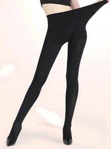 1 Paar Damen blickdichte Strumpfhose, hochelastische Leggings Tights zum Tragen im Frühling/Herbst