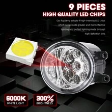 Fit For 2011 2012 2013 2014 2015 2016 2017 Toyota Sienna Clear Lens Bumper Fog Light Lamp OE Replacement - one-size - View 6
