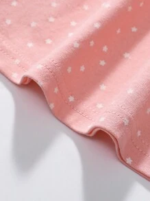 年轻女孩公主可爱连衣裙，婴儿和儿童夏装 - 粉色 - 查看 7