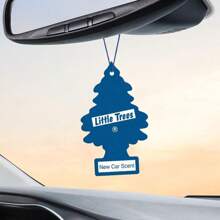 LITTLE TREES Air Fresheners Car Air Freshener. Hanging Tree Provides Long Lasting Scent For Auto Or Home. New Car Scent, Pack Of 12 - 彩色 - 查看 2