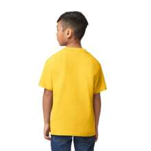 Gildan Childrens/Kids Softstyle Midweight TShirt (Daisy) - 183gsm 100% Ringspun Cotton - 芥末黃 - 查看 2