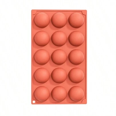 Molde de silicona mediano para bombas de chocolate caliente, molde de cocción de silicona hemisférico para hacer chocolate, pasteles, gelatina y mousses con forma de cúpula
