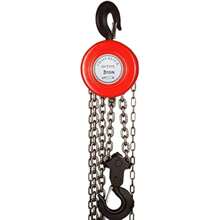 3 Ton Chain Block Hoist 3m Lift Height Garage Car Engine Heavy Load Lifting Tool Manual Chain Hoist Industrial Lifting Equipment - orange1 - View 1