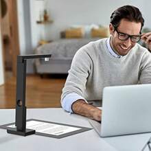 CZUR Lens 1200 Pro Portable A4 Document Scanner 12 MP Camera OCR Recognition MacOS Windows Compatible Online Education Video Conferencing - 掃描器12MP - 查看 8