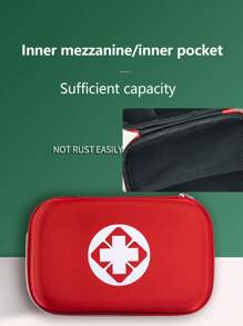 Kit de primeros auxilios, equipo de emergencia, bolsa vacía, bolsa con cierre, kit de protección de primeros auxilios de tela Oxford gruesa, bolsa de almacenamiento médica, equipo de prevención epidémica - Esencial para el hogar y el viaje