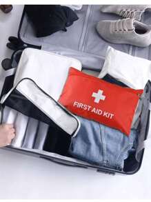Kit de primeros auxilios, equipo de emergencia, bolsa vacía, bolsa con cierre, kit de protección de primeros auxilios de tela Oxford gruesa, bolsa de almacenamiento médica, equipo de prevención epidémica - Esencial para el hogar y el viaje
