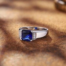 1pc S925 Sterling Silver Ring For Men, Minimalist & Fashion Design Suitable For Daily Wear, Christmas, Father's Day, New Year, Surprise Gift, Party, Valentine's Day, Etc., 8g Silver Weight