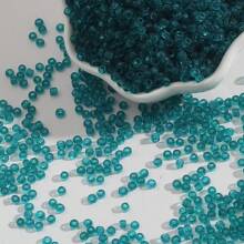 4mm 300pcs Transparent Glass Seed Beads,Small Craft Beads,Small Beads,Pony Beads,Mini Spacer Beads, Loose Beads, Craft Small Glass Beads For For Jewelry Making For DIY Craft