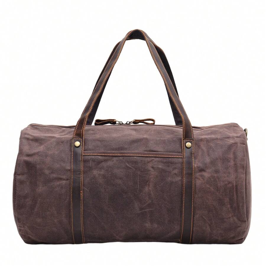 Boston Bag Canvas Travel Campus 2 notti e 3 giorni di viaggio scolastico Borsa a tracolla da uomo Borsa per batteria Borsa da viaggio Borsa militare di grande capacità Borsa da viaggio americana vintage per il tempo libero Borsa da viaggio sportiva grande