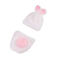 2pcs Newborn Photography Prop Animal Costume Outfits, Classic Knitted Baby Shower Easter Gift Sthings For Girls/Boys