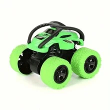 Inertial Four-Wheel Drive Toy Car, Battery Free Plastic Toy Car, Stunt Off-Road Vehicle, Suitable For Indoor And Outdoor Play, New Year's Gift For Family,Back To School